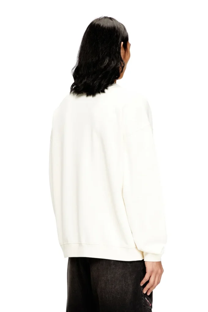 s-boxt-n5 Sweatshirt with distressed flocked logo s-boxt-n5 Sweatshirt with distressed flocked logo