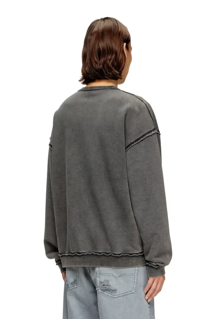 s-boxt-raw-v1 Cotton sweatshirt with appliqué logo