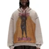 s-boxton-hood Hoodie with print and studs s-boxton-hood Hoodie with print and studs