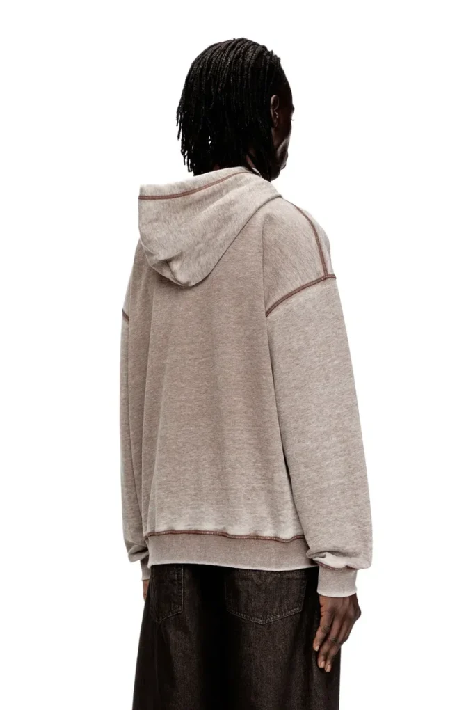 s-boxton-hood Hoodie with print and studs s-boxton-hood Hoodie with print and studs