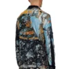 s-corn-peel Destroyed shirt with cinema prints