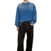 s-crao-boxt Cotton sweater with contrasting stitching