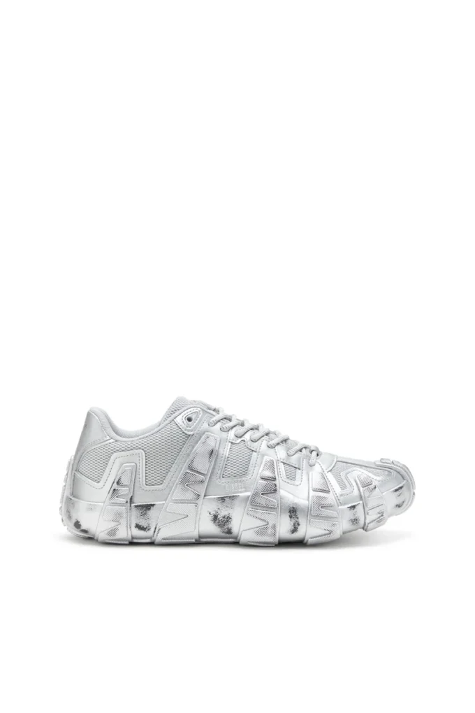 s-d-griffe low S-D-Griffe-Metallic sneakers in mesh and PU s-d-griffe low S-D-Griffe-Metallic sneakers in mesh and PU