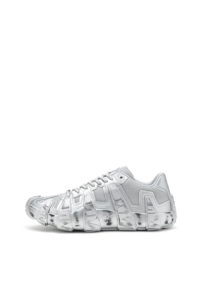 s-d-griffe low S-D-Griffe-Metallic sneakers in mesh and PU s-d-griffe low S-D-Griffe-Metallic sneakers in mesh and PU