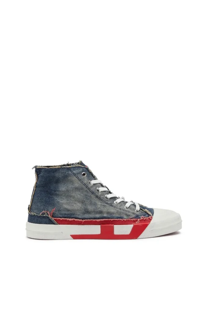 s-d-verse mid ii D-Verse-High-top sneakers in denim with D logo s-d-verse mid ii D-Verse-High-top sneakers in denim with D logo