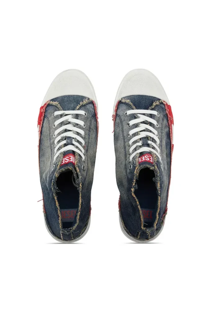 s-d-verse mid ii D-Verse-High-top sneakers in denim with D logo s-d-verse mid ii D-Verse-High-top sneakers in denim with D logo