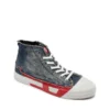 s-d-verse mid ii D-Verse-High-top sneakers in denim with D logo s-d-verse mid ii D-Verse-High-top sneakers in denim with D logo