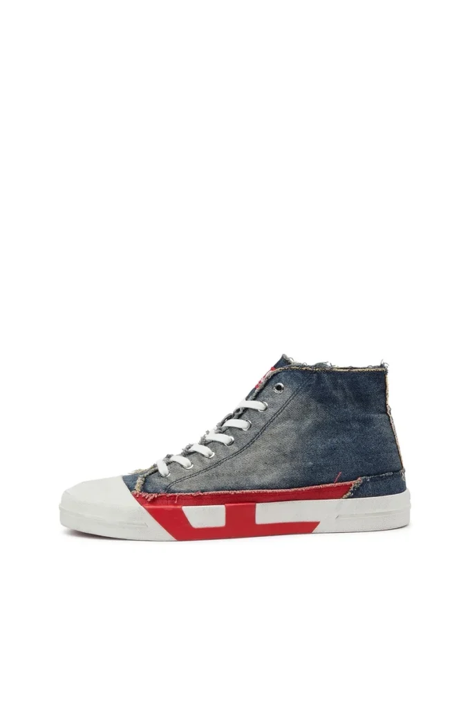 s-d-verse mid ii D-Verse-High-top sneakers in denim with D logo s-d-verse mid ii D-Verse-High-top sneakers in denim with D logo