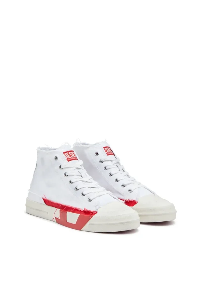 s-d-verse mid S-D-Verse-Dirty-effect high-top canvas sneakers s-d-verse mid S-D-Verse-Dirty-effect high-top canvas sneakers