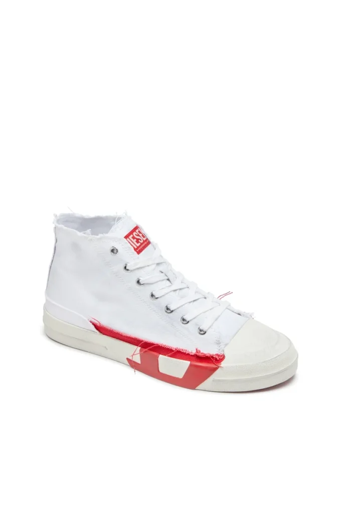 s-d-verse mid S-D-Verse-Dirty-effect high-top canvas sneakers s-d-verse mid S-D-Verse-Dirty-effect high-top canvas sneakers