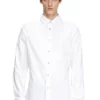 s-fitty-a Formal shirt with logo-embroidered collar s-fitty-a Formal shirt with logo-embroidered collar