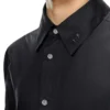s-fitty-a Formal shirt with logo-embroidered collar s-fitty-a Formal shirt with logo-embroidered collar