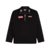 s-gander-r Half-zip shirt in jersey and poplin s-gander-r Half-zip shirt in jersey and poplin