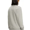 s-ginni-zip-od Zip-up sweatshirt with metallic logo