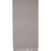 s-imon-d-long Wool-blend scarf with fringed edges