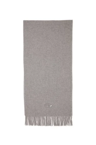 s-imon-d-long Wool-blend scarf with fringed edges