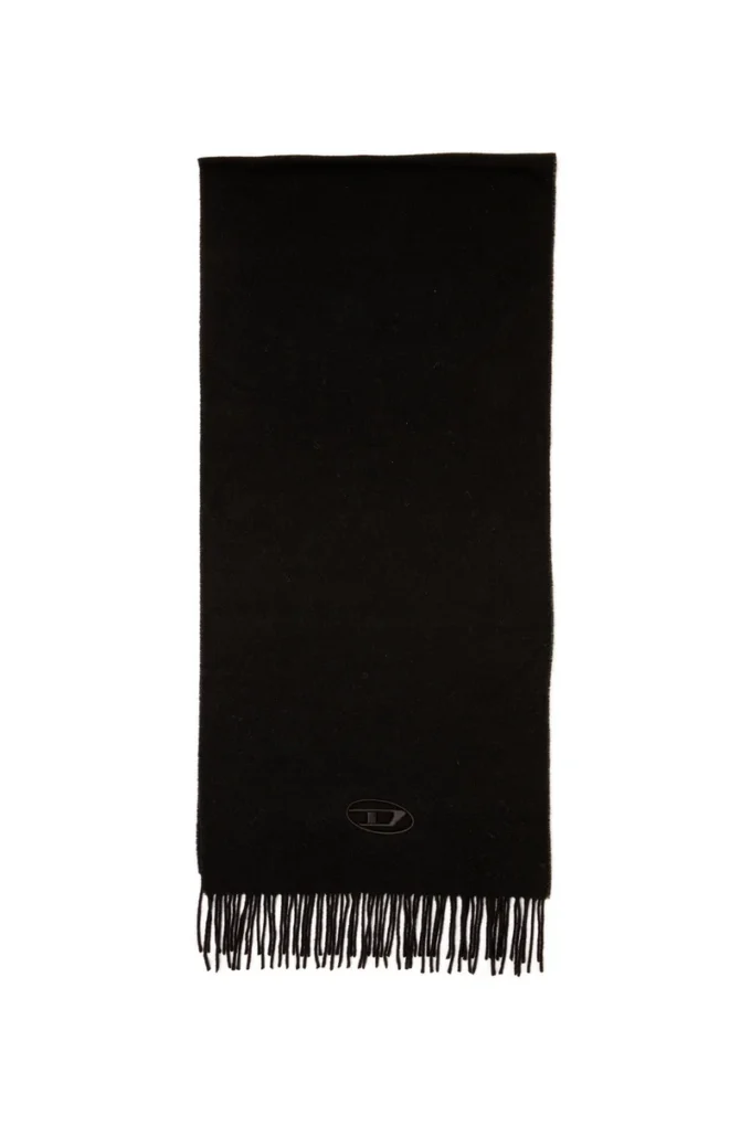 s-imon-d-long Wool-blend scarf with fringed edges s-imon-d-long Wool-blend scarf with fringed edges
