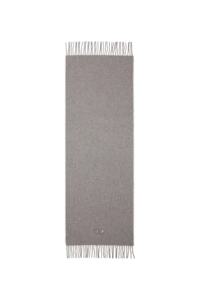 s-imon-d-long Wool-blend scarf with fringed edges