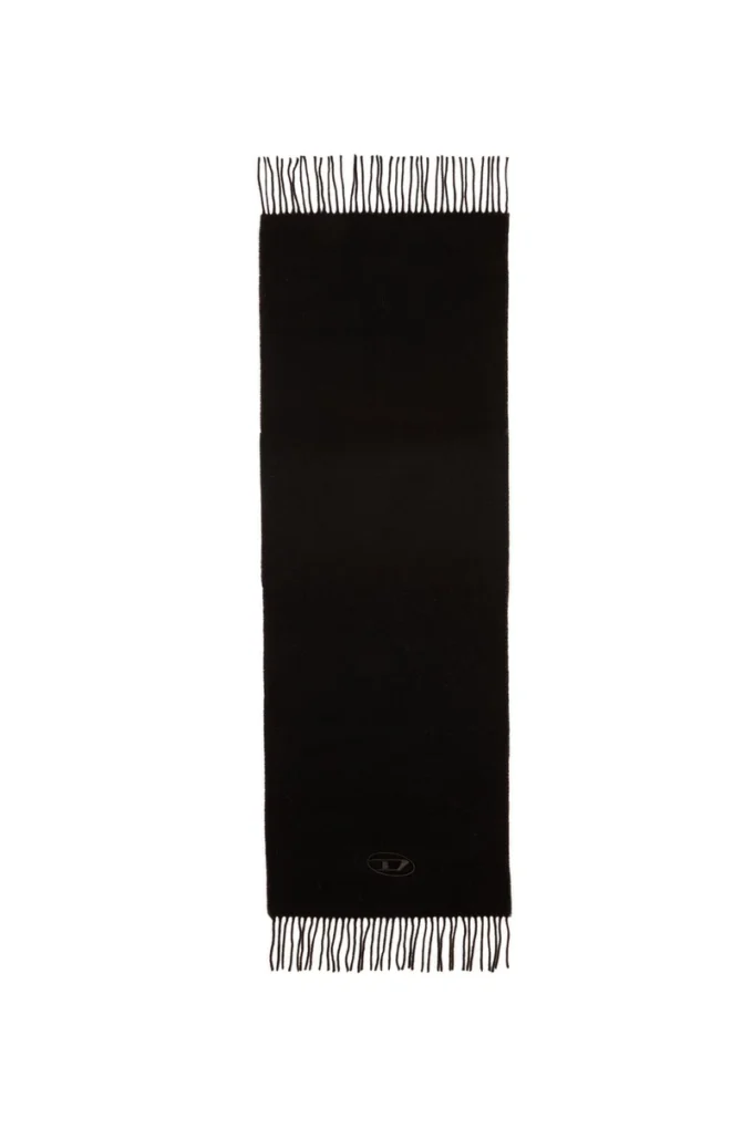 s-imon-d-long Wool-blend scarf with fringed edges s-imon-d-long Wool-blend scarf with fringed edges