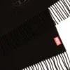s-imon-d-long Wool-blend scarf with fringed edges s-imon-d-long Wool-blend scarf with fringed edges