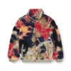 s-luke Teddy-fleece jacket with graffiti motif