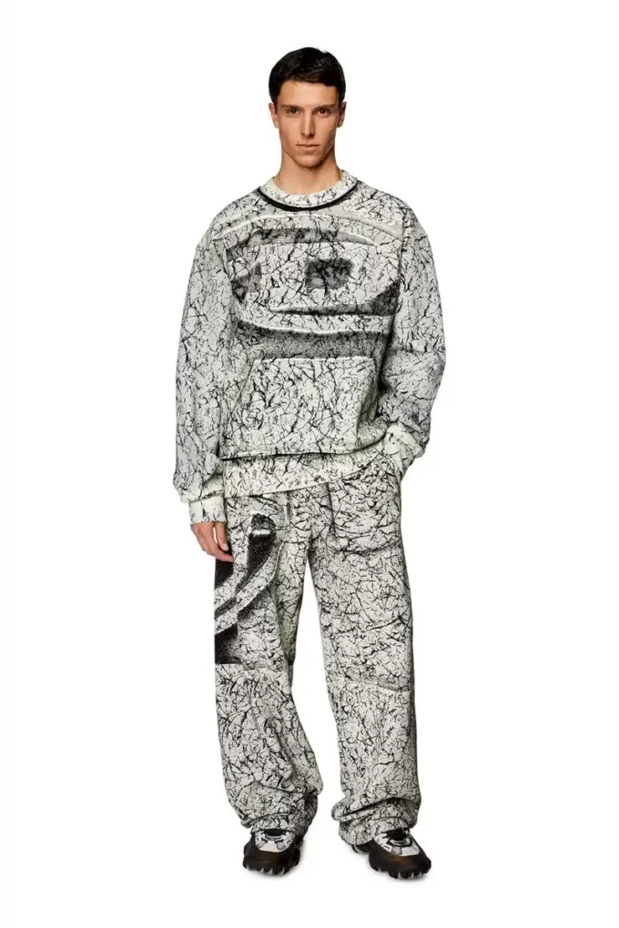 s-macoval Sweatshirt with cracked coating s-macoval Sweatshirt with cracked coating