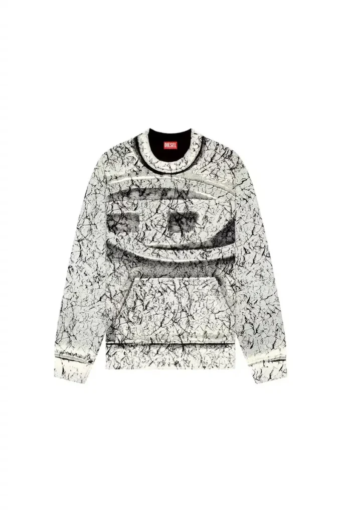 s-macoval Sweatshirt with cracked coating s-macoval Sweatshirt with cracked coating