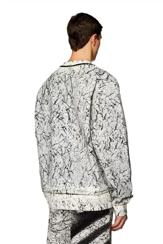 s-macoval Sweatshirt with cracked coating s-macoval Sweatshirt with cracked coating