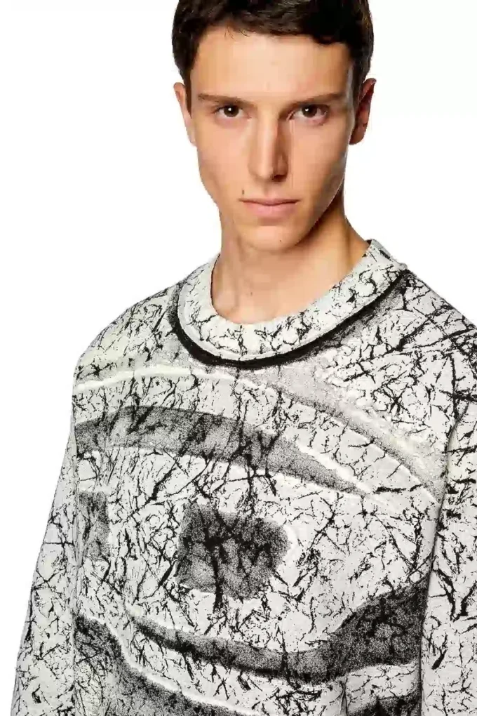 s-macoval Sweatshirt with cracked coating s-macoval Sweatshirt with cracked coating