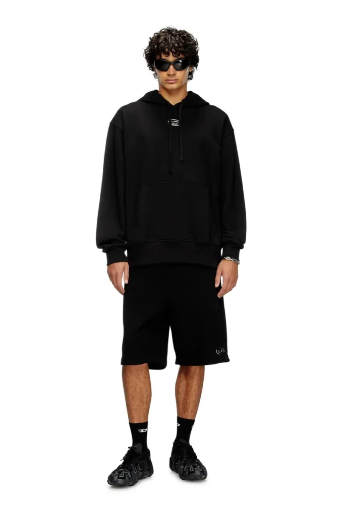 s-macs-hood-od Hoodie with metallic logo s-macs-hood-od Hoodie with metallic logo