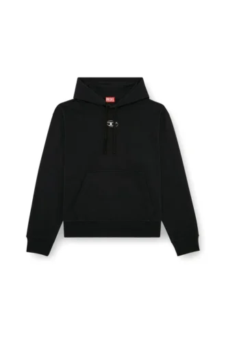 s-macs-hood-od Hoodie with metallic logo