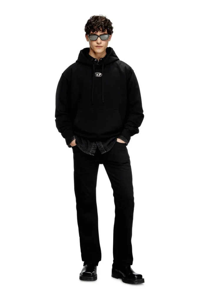 s-macs-hood-od Oversized hoodie with metallic logo s-macs-hood-od Oversized hoodie with metallic logo