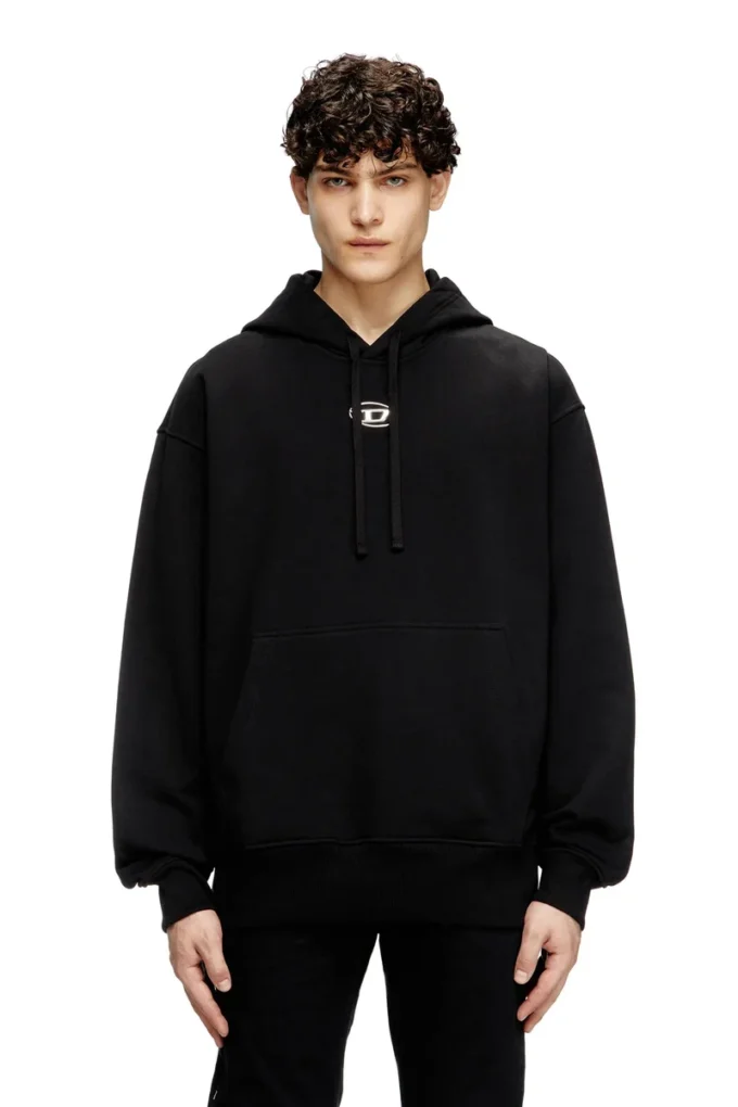 s-macs-hood-od Oversized hoodie with metallic logo s-macs-hood-od Oversized hoodie with metallic logo