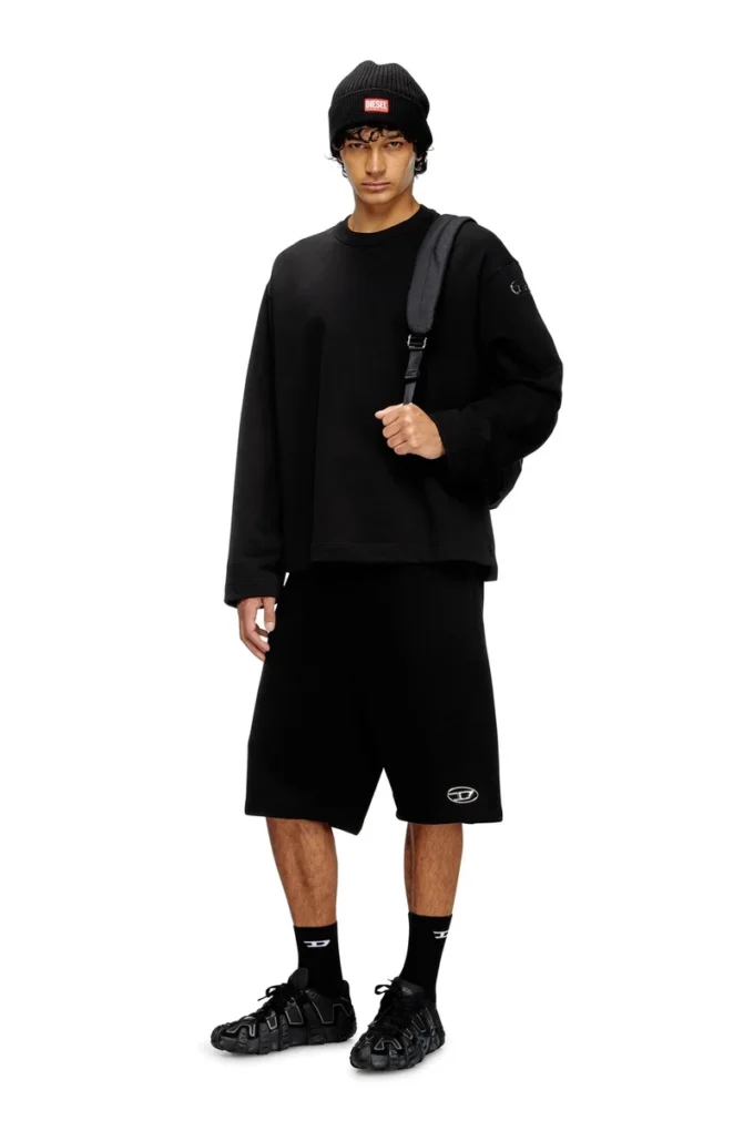 s-macsis-od Sweatshirt with metallic logo s-macsis-od Sweatshirt with metallic logo