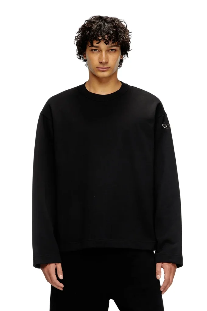 s-macsis-od Sweatshirt with metallic logo s-macsis-od Sweatshirt with metallic logo