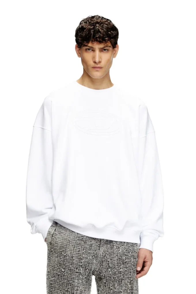 s-mart-bigoval Sweatshirt with embossed Oval D s-mart-bigoval Sweatshirt with embossed Oval D
