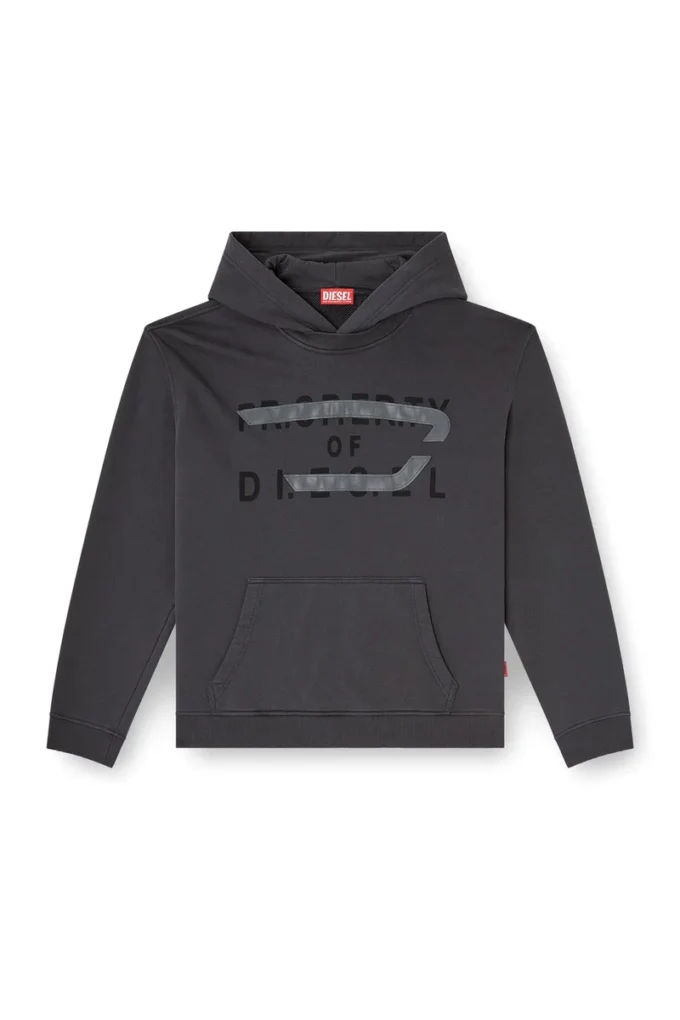 s-norman-hood Cotton hoodie with D appliqué s-norman-hood Cotton hoodie with D appliqué
