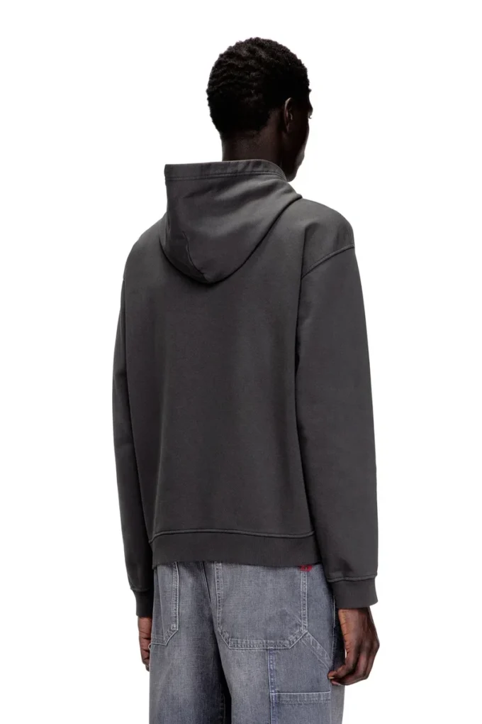 s-norman-hood Cotton hoodie with D appliqué s-norman-hood Cotton hoodie with D appliqué