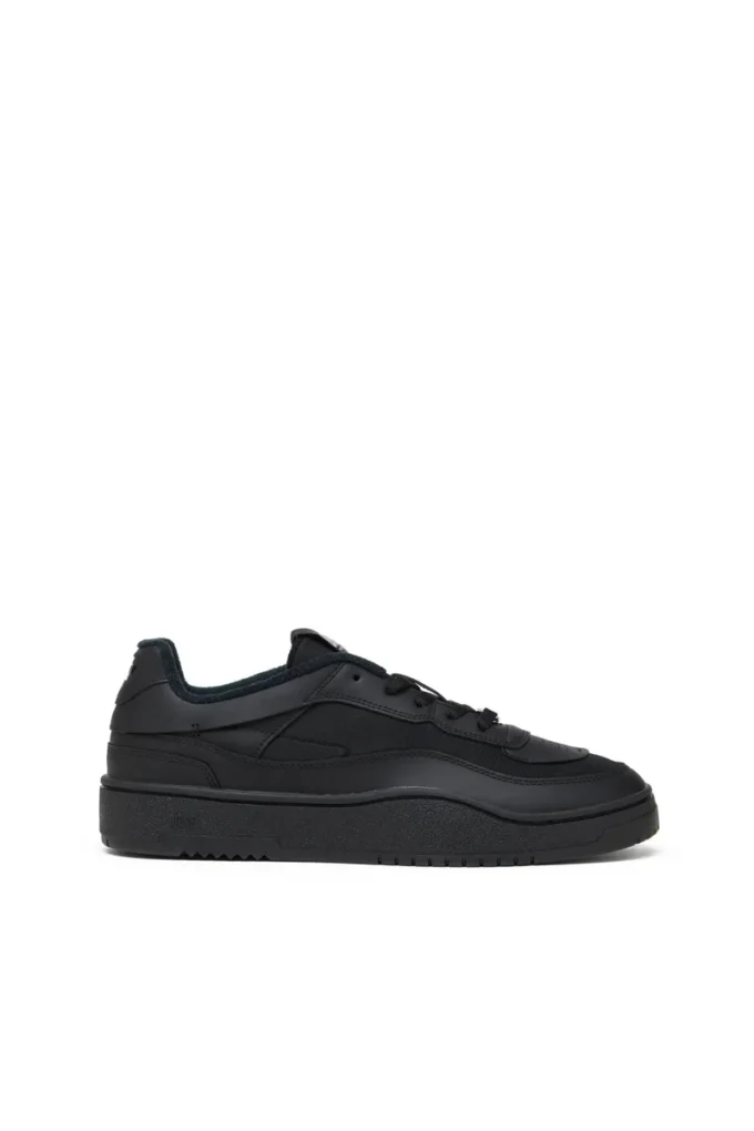 s-oval skate low S-Oval Skate-Fabric-panelled leather sneakers s-oval skate low S-Oval Skate-Fabric-panelled leather sneakers