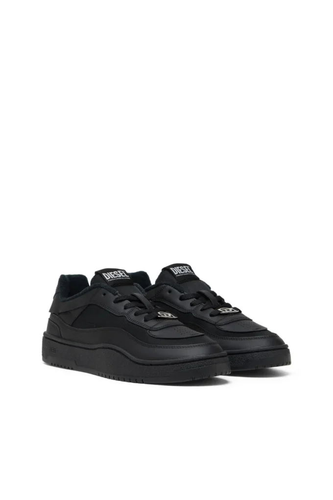 s-oval skate low S-Oval Skate-Fabric-panelled leather sneakers s-oval skate low S-Oval Skate-Fabric-panelled leather sneakers