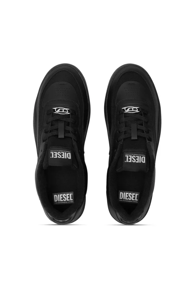 s-oval skate low S-Oval Skate-Fabric-panelled leather sneakers s-oval skate low S-Oval Skate-Fabric-panelled leather sneakers