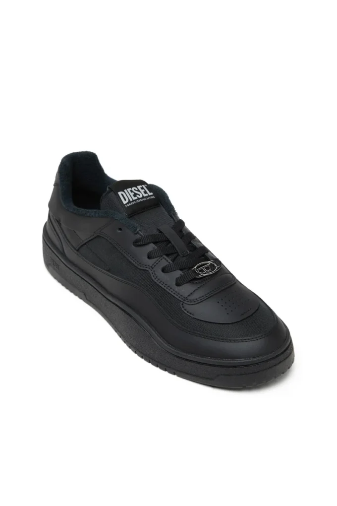 s-oval skate low S-Oval Skate-Fabric-panelled leather sneakers s-oval skate low S-Oval Skate-Fabric-panelled leather sneakers