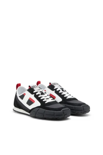 s-pagodha low S-Pagodha-Sneakers in leather, suede and ripstop