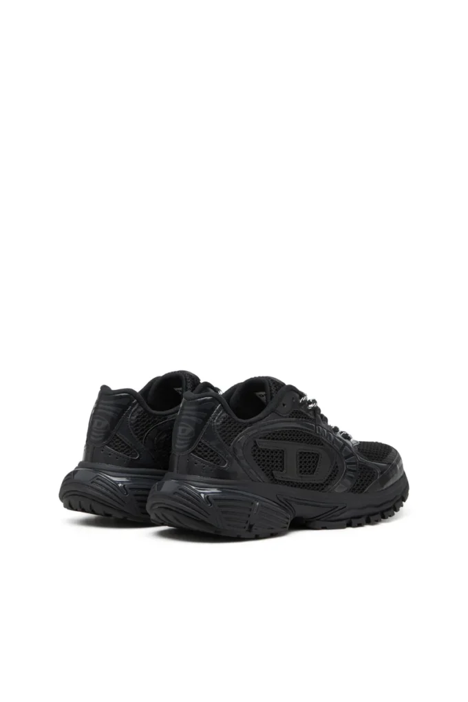 s-pro-v-dense low w S-Pro-V-Dense-Monochrome mesh sneakers with Oval D logo
