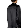 s-ricco Satin shirt with logo-embroidered collar s-ricco Satin shirt with logo-embroidered collar