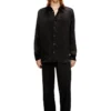 s-simply-ajfu Cupro shirt with embroidered logo s-simply-ajfu Cupro shirt with embroidered logo