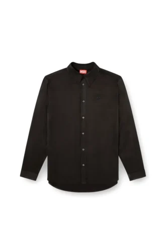s-simply-ajfu Cupro shirt with embroidered logo