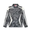 s-simply-bmcz Printed viscose shirt with front zip closure s-simply-bmcz Printed viscose shirt with front zip closure