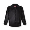 s-simply-c-wn-q1 Fluid shirt in laminated fabric