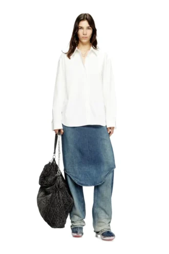 s-simply-c-wn-r1 Boyfriend shirt with Oval D